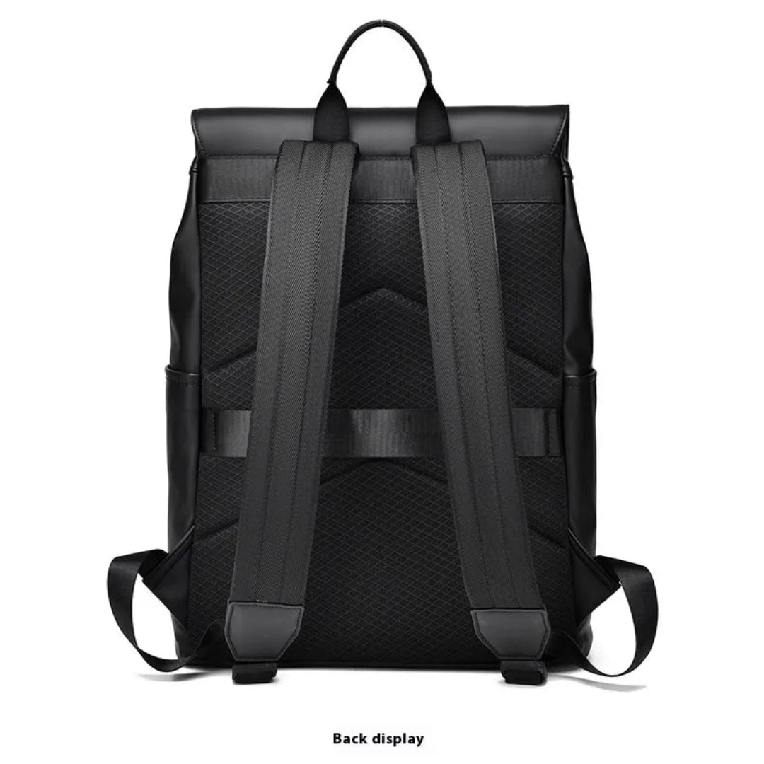 Pacaroo Sleek Flap Pack - Waterproof Minimalist 15.6" Laptop Backpack