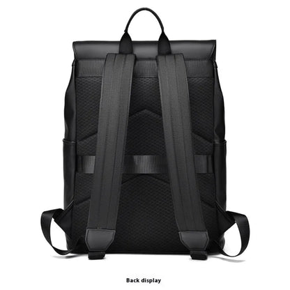 Pacaroo Sleek Flap Pack - Waterproof Minimalist 15.6" Laptop Backpack