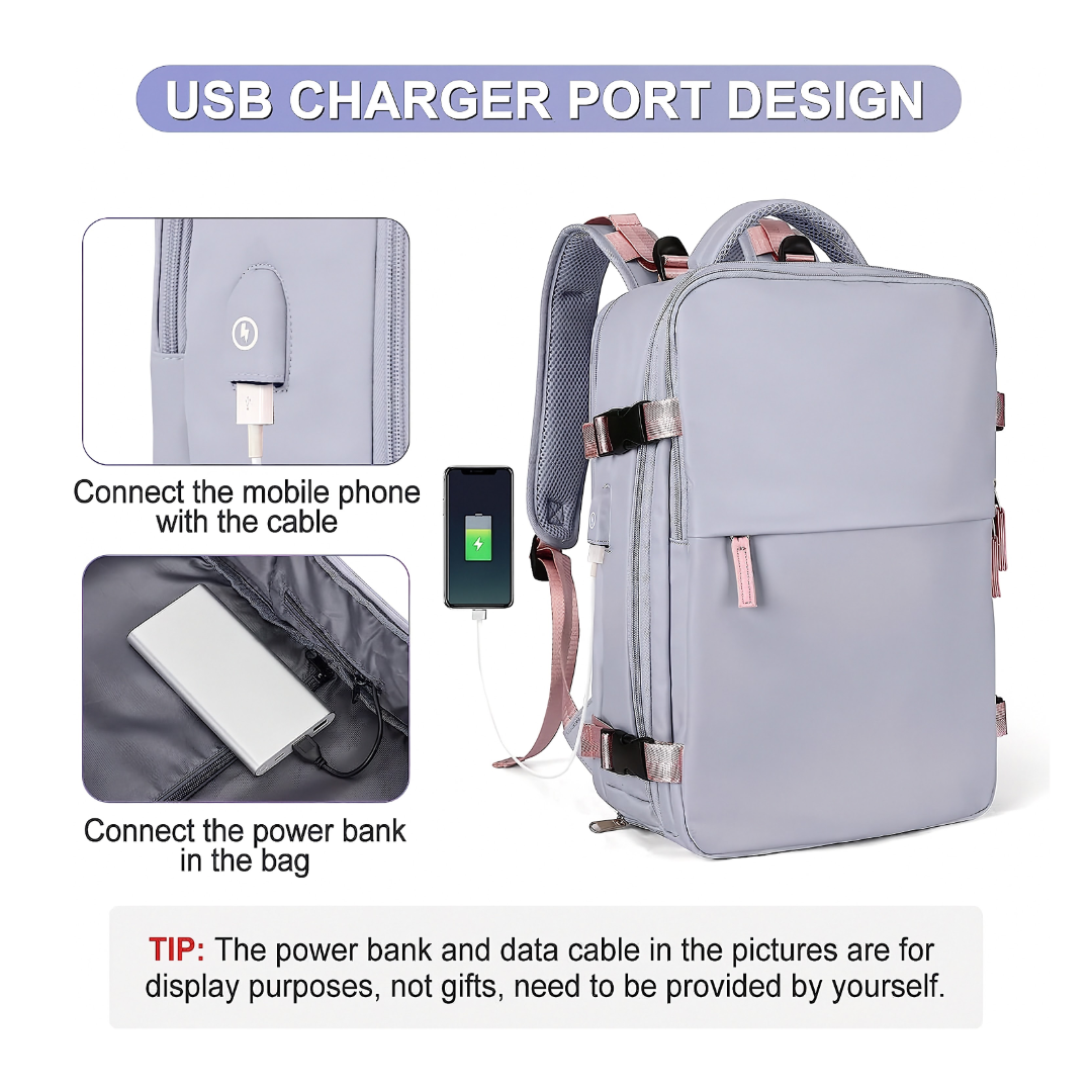 Pacaroo Trail Pack full-opening packing compartment