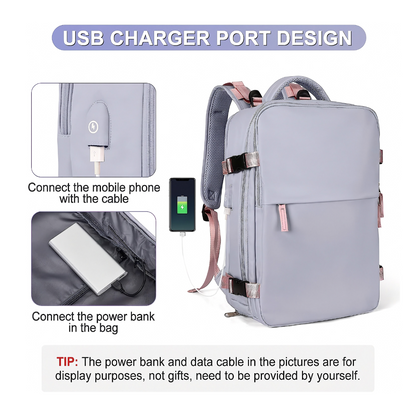 Pacaroo Trail Pack full-opening packing compartment