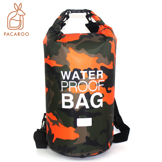 Pacaroo Camo Dry Bag - Waterproof Roll-Top Ocean Pack