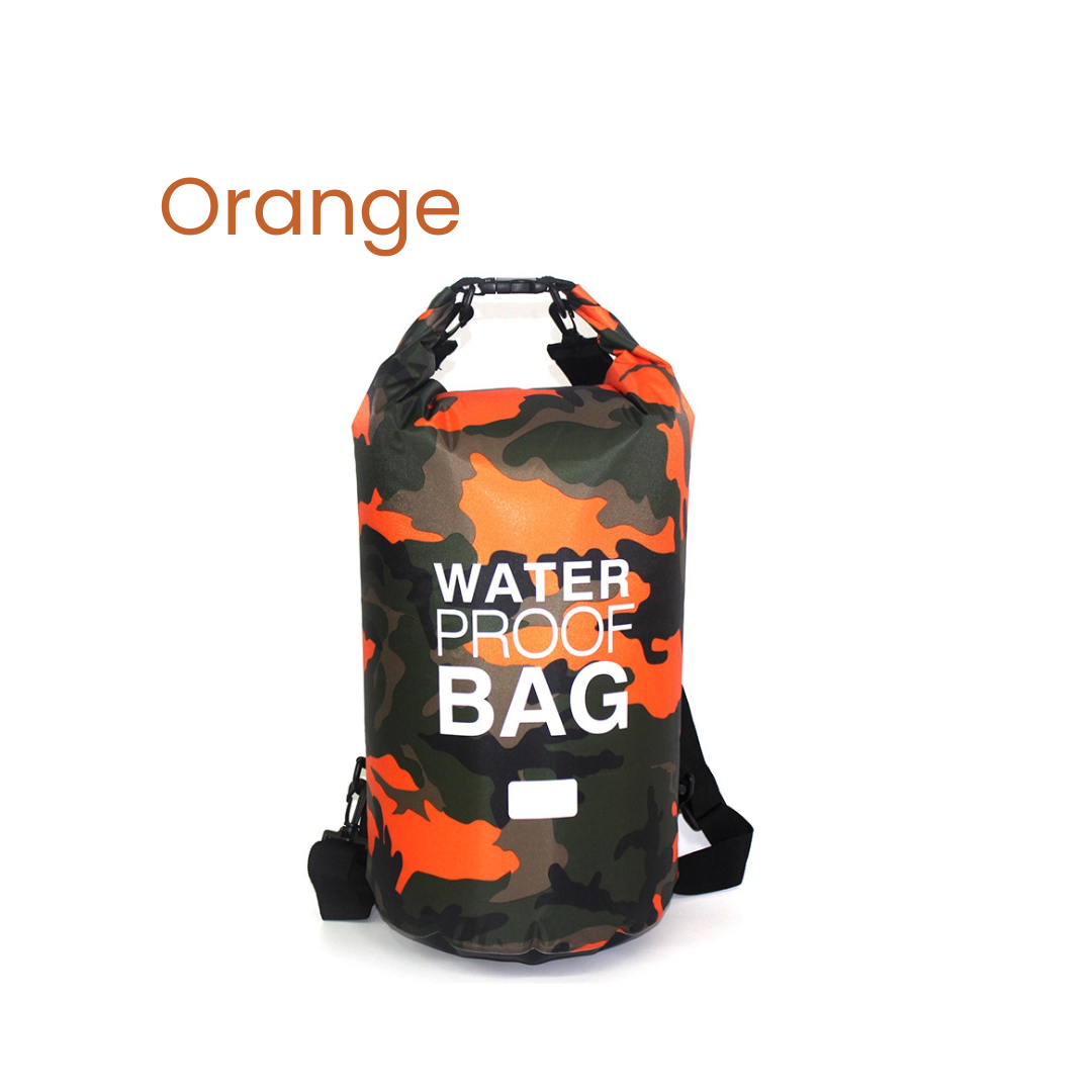 Pacaroo Camo Dry Bag - Waterproof Roll-Top Ocean Pack