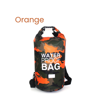 Pacaroo Camo Dry Bag - Waterproof Roll-Top Ocean Pack