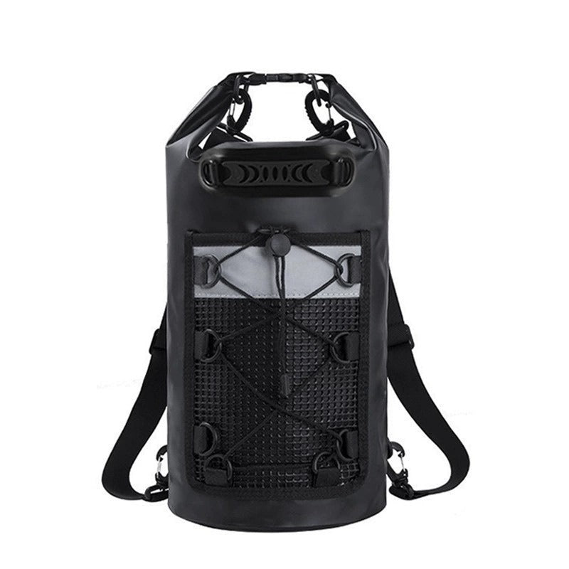Pacaroo Waterproof Dry Bag Backpack - with Outer Mesh Pocket