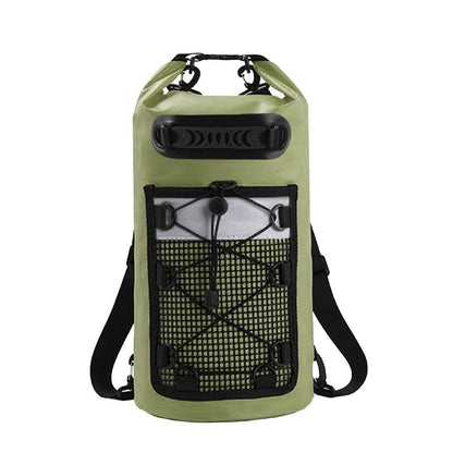 Pacaroo Waterproof Dry Bag Backpack - with Outer Mesh Pocket