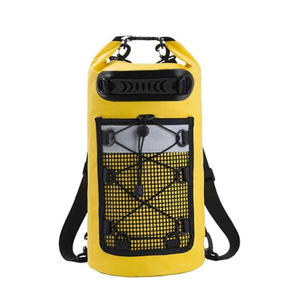Pacaroo Waterproof Dry Bag Backpack - with Outer Mesh Pocket