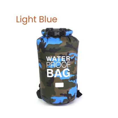 Pacaroo Camo Dry Bag - Waterproof Roll-Top Ocean Pack