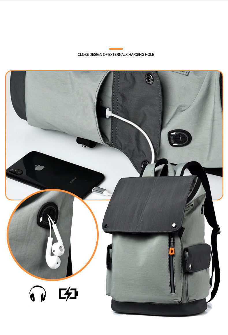 Large Capacity Oxford Cloth Travel Backpack