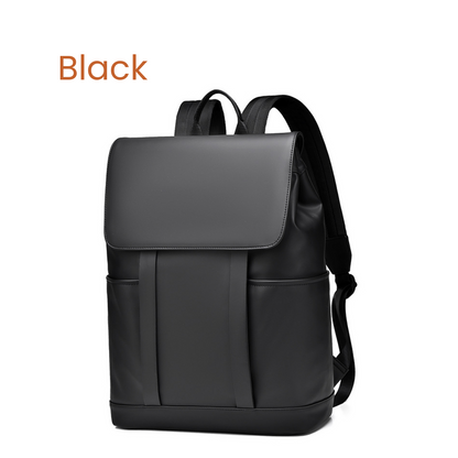 Pacaroo Sleek Flap Pack - Waterproof Minimalist 15.6" Laptop Backpack