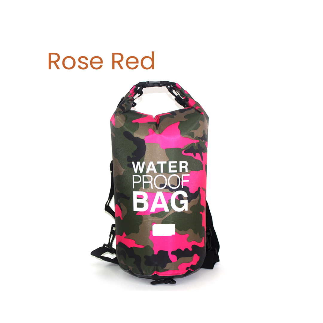 Pacaroo Camo Dry Bag - Waterproof Roll-Top Ocean Pack