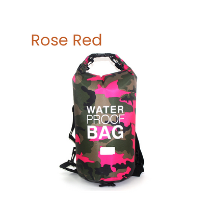 Pacaroo Camo Dry Bag - Waterproof Roll-Top Ocean Pack
