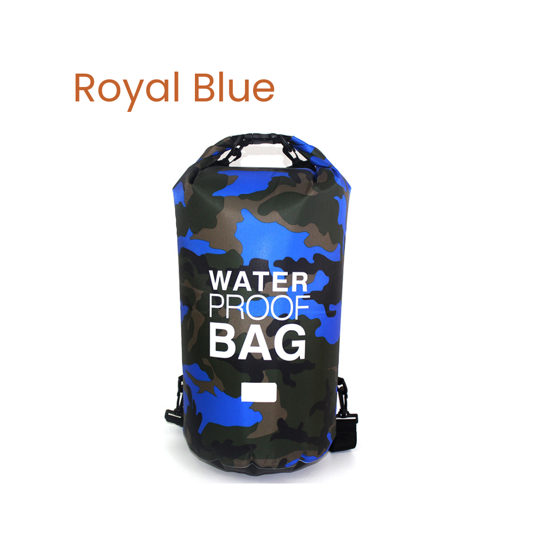 Pacaroo Camo Dry Bag - Waterproof Roll-Top Ocean Pack